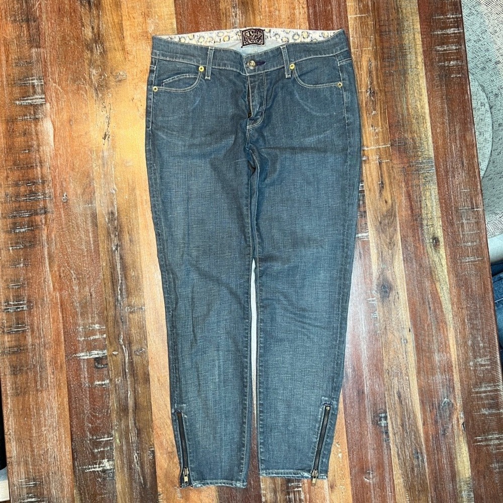 Rich & Skinny Jeans - Women's Size 29 - Zip Ankle - Low/Mid-Rise - Y2K McBling
